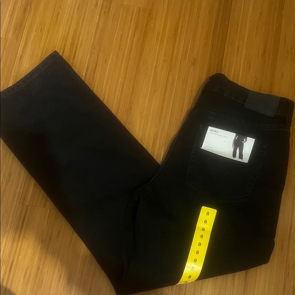 Aeropostale 90’s baggy women’s black jeans